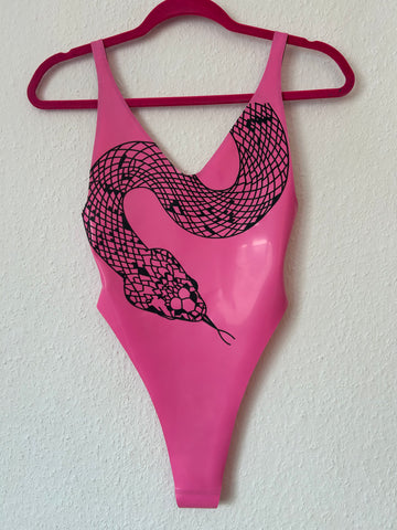X-SMALL Pink Snake Fortuna Body