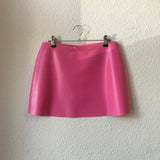 Bubblegum Pink Slit Mini Skirt (sizes S, M)