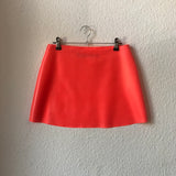 Neon Orange Slit Mini Skirt (ONLY 1 SIZE S)