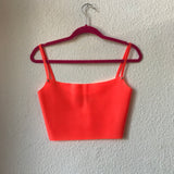 Neon Orange Strappy Top (ONLY 1 XL LEFT)
