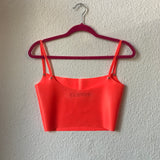 Neon Orange Strappy Top (ONLY 1 XL LEFT)