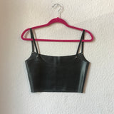 Black Strappy Top (ONLY 1 SIZE LARGE LEFT)