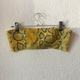 Yellow Snake Bandeau Top (ONLY 1 SIZE S)