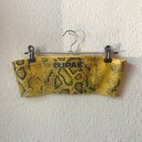 Yellow Snake Bandeau Top (ONLY 1 SIZE S)