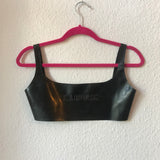 Black Sports Crop Top (ONLY 1 SIZE L)