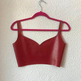 Red Sweetheart Crop Top (ONLY 1 SIZE M)
