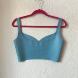 Baby Blue Sweetheart Crop Top (ONLY 1 SIZE L)