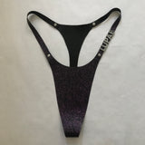 Holographic Glitter Thong (sizes XS, S)