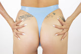 Baby Blue High Waisted Thong