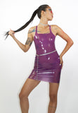 Sheer Lilac Tank Dress